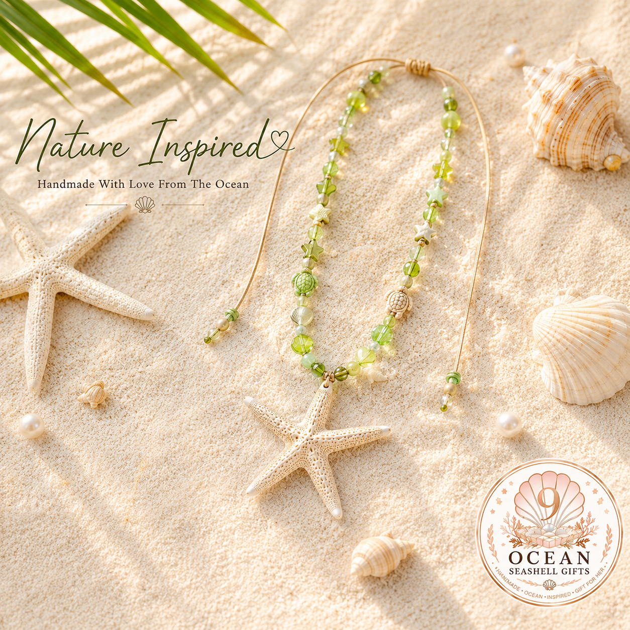 Ocean Star Necklace – Handmade Coastal Jewelry