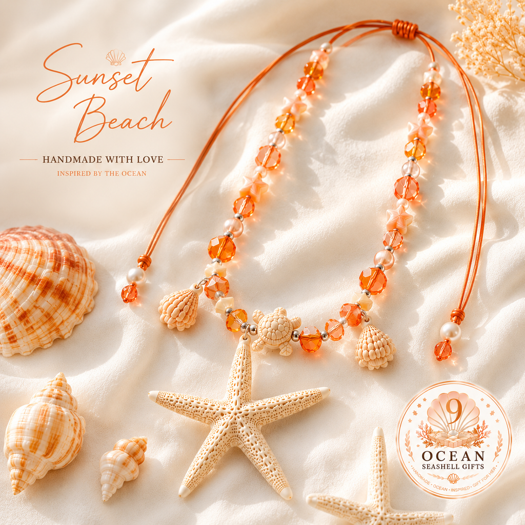 Ocean Star Necklace – Handmade Coastal Jewelry