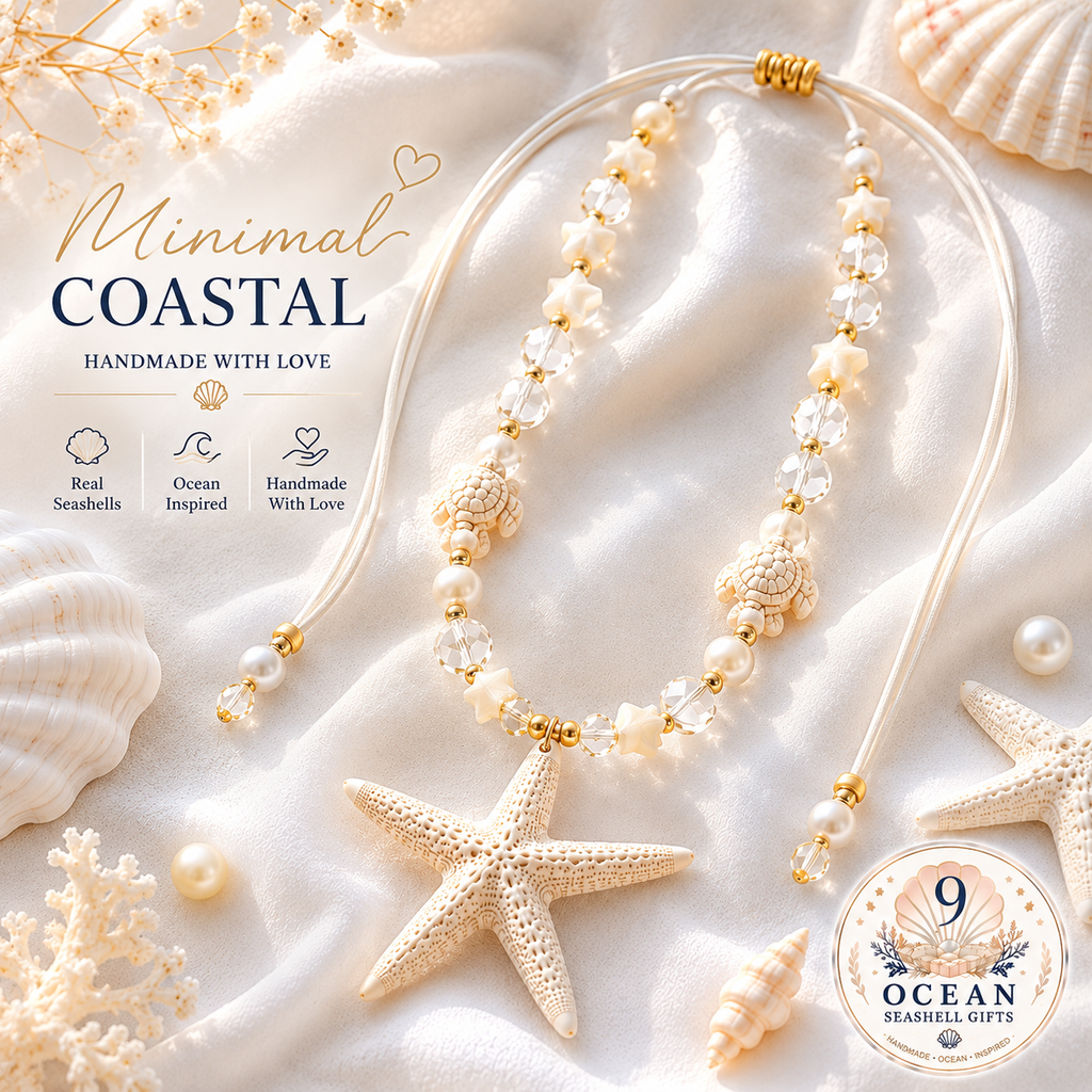 Ocean Star Necklace – Handmade Coastal Jewelry